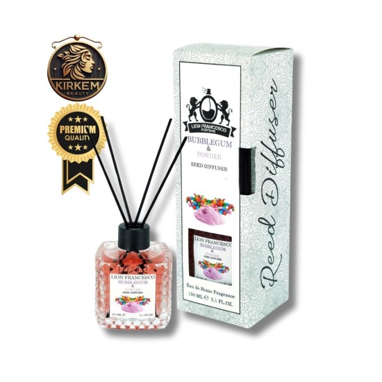 Bubblegum & Powder Eau de Home Fragrance 150 ml Bambu Çubuklu Oda Kokusu