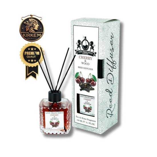 Cherry & Wood Eau de Home Fragrance 150 ml Bambu Çubuklu Oda Kokusu