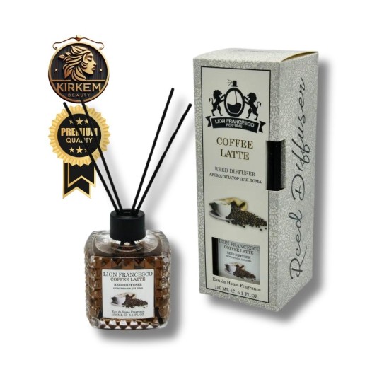 Coffee Latte Eau de Home Fragrance 150 ml Bambu Çubuklu Oda Kokusu