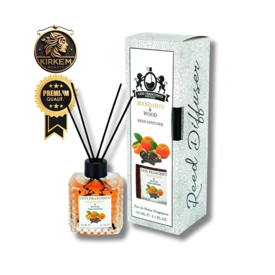 Mandarin & Wood Eau de Home Fragrance 150 ml Bambu Çubuklu Oda Kokusu