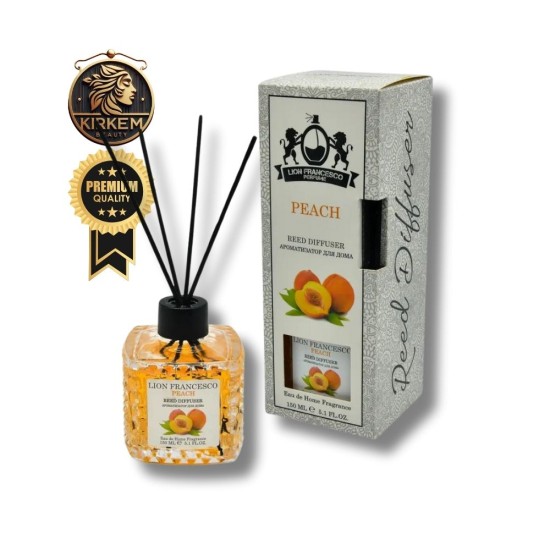 Peach Eau de Home Fragrance 150 ml Bambu Çubuklu Oda Kokusu