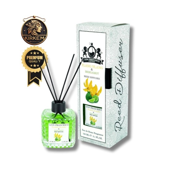 Ylang Ylang & Bergamot Eau de Home Fragrance 150 ml Bambu Çubuklu Oda Kokusu