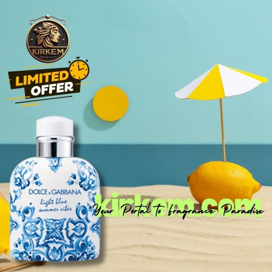 Dolce Gabbana Light Blue Summer Vibes Pour Homme Edt 125 ml Erkek Parfüm