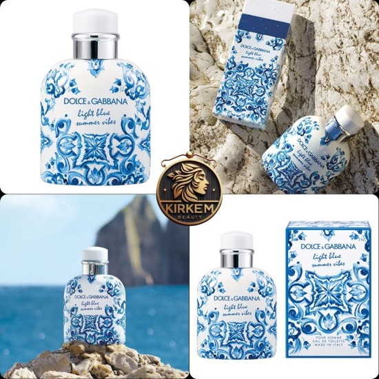 Dolce Gabbana Light Blue Summer Vibes Pour Homme Edt 125 ml Erkek Parfüm