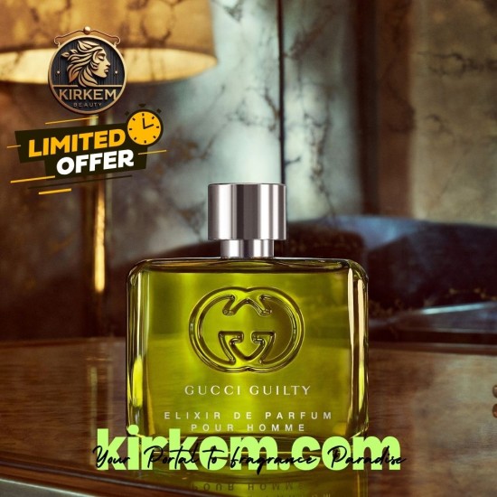 Gucci Guilty Elixir de Parfum Pour Homme Edp 60 ml Erkek Parfüm